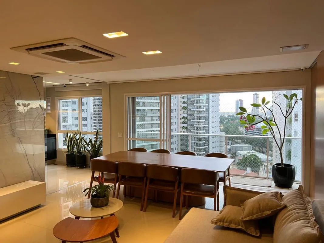 159 m2Apartamento mobiliado e decorado; 3 suítes plenas, sendo a suíte do casal ...