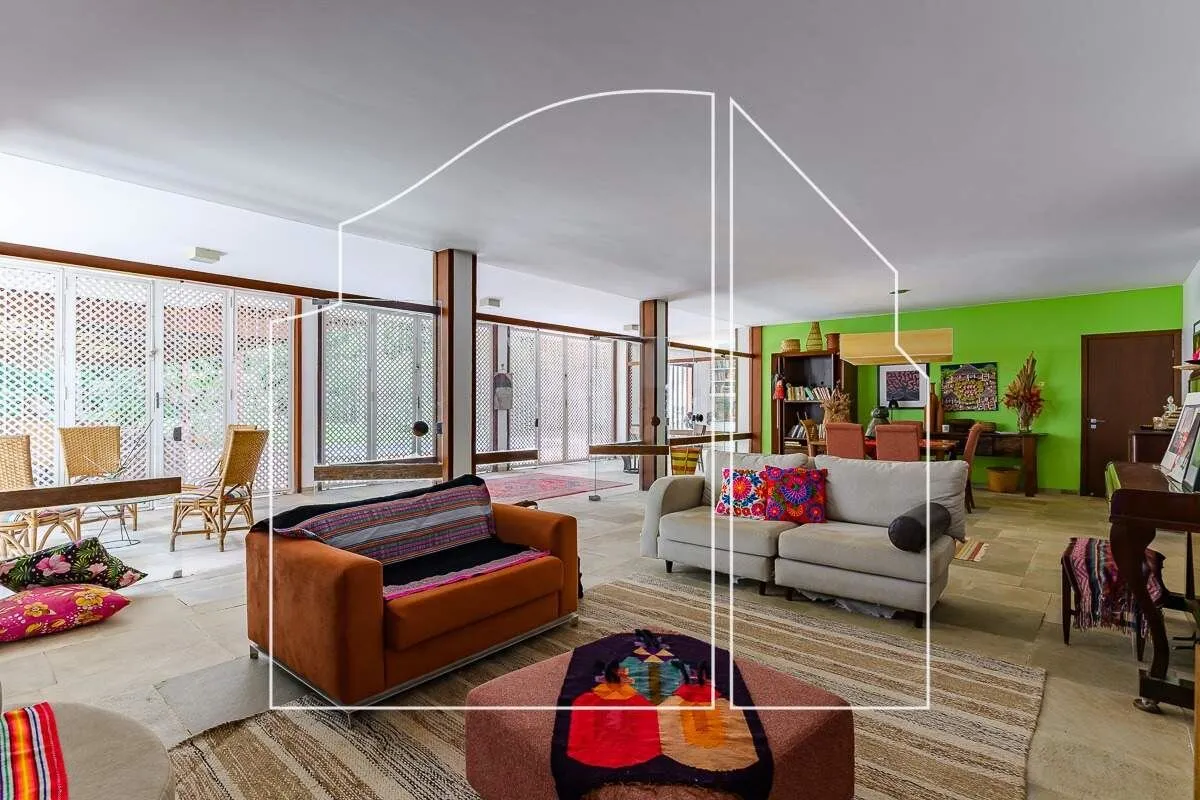 DALL'OCA IMÓVEIS ALUGA:Com arquitetura contemporânea, esta belíssima casa térrea...