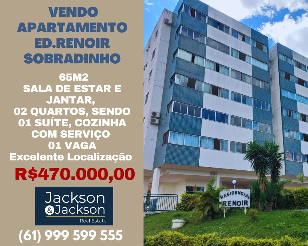 Descubra um apartamento bem localizado na Quadra 2 Conjunto A 1, em Sobradinho/D...