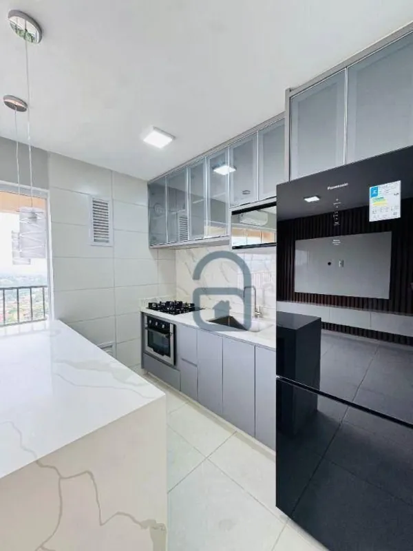 Viva com praticidade e conforto em um apartamento mobiliado completo, no Residen...