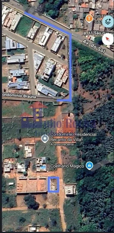 JULIO ROCHA IMOBILIÁRIA VENDE!EXCELENTE LOTE DE 295m² VAZADO DE ESQUINA EM CONDO...