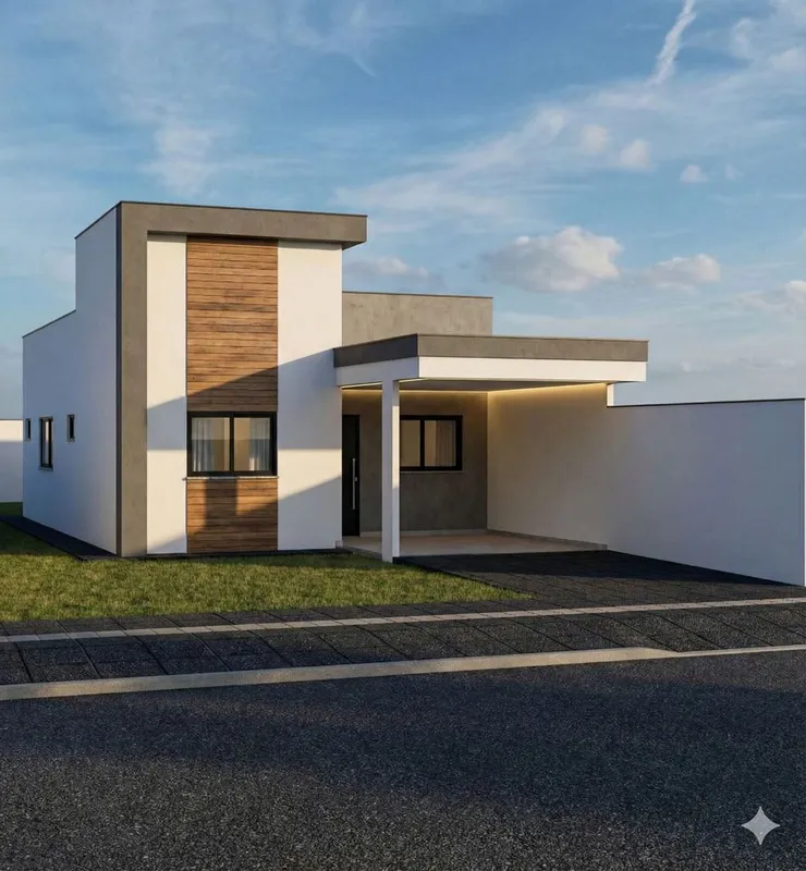 Casa disponível no Jardim Europa 2.Terreno de 225 metros.Dois quartos, sendo uma...