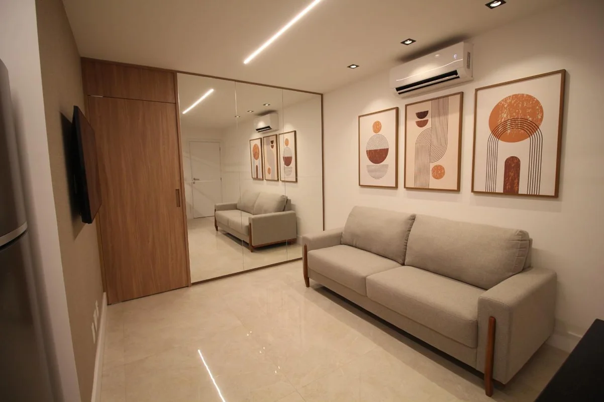 Studio Garden Mobiliado de Alto Padrão – V&C Stúdios | SQNW 510Excelente oportun...