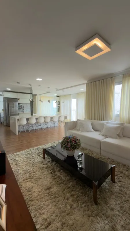 Flampark108 m23 suítes plenasIntegração entre sala de jantar/tv/sacada/cozinhaÁr...