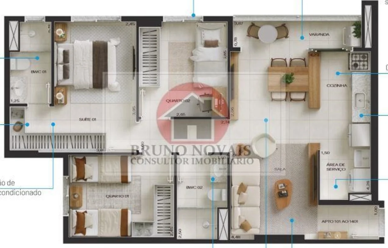 Up Resort Residencial - Ao lado do futuro Shopping de Samambaia.Quadra 102 conju...