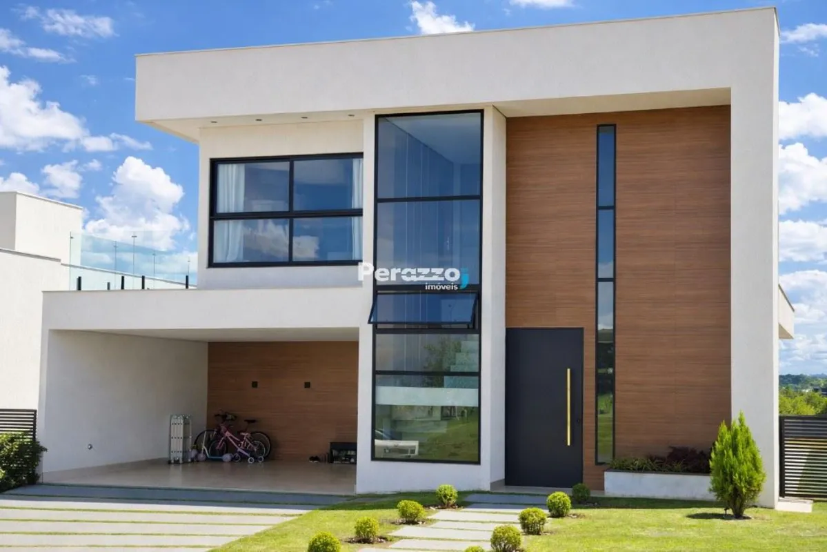 Sofisticação e modernidade em uma residência projetada para oferecer bem-estar e...