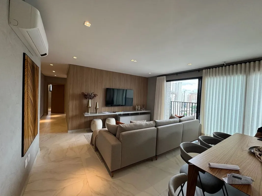 Apartamento mobiliado e decorado localizado no WTC bairro Setor Marista tem 123 ...