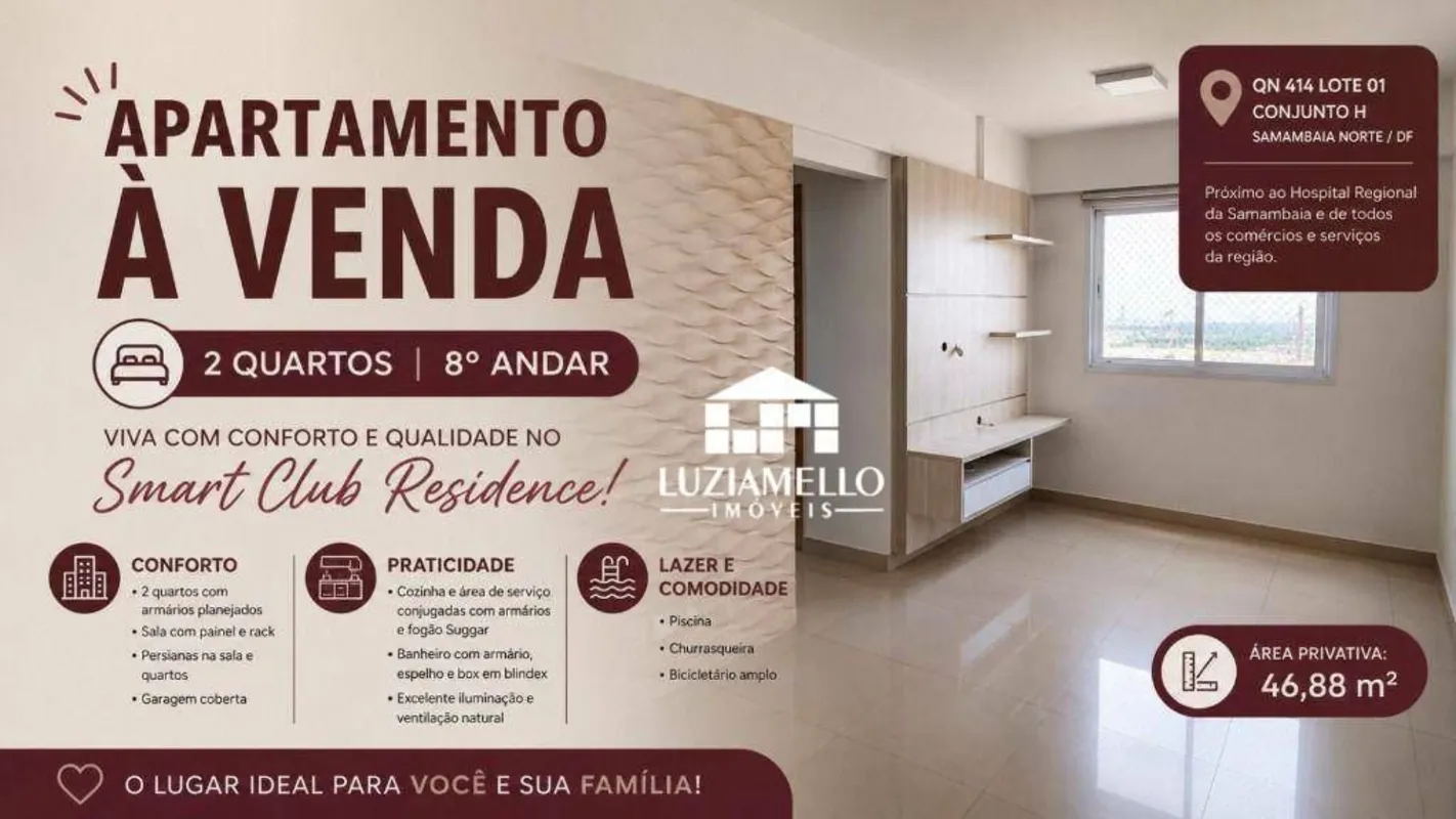QN 414 Lote 01 Conjunto H - Samambaia Norte / DF.Viva com Conforto e Qualidade n...