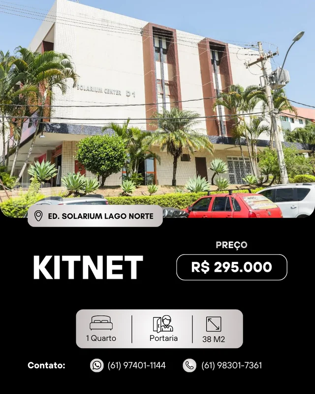 ******* THIAGO CIPRIANO VENDE *******Apartamento de 1 quarto30 metros Tratar 974...