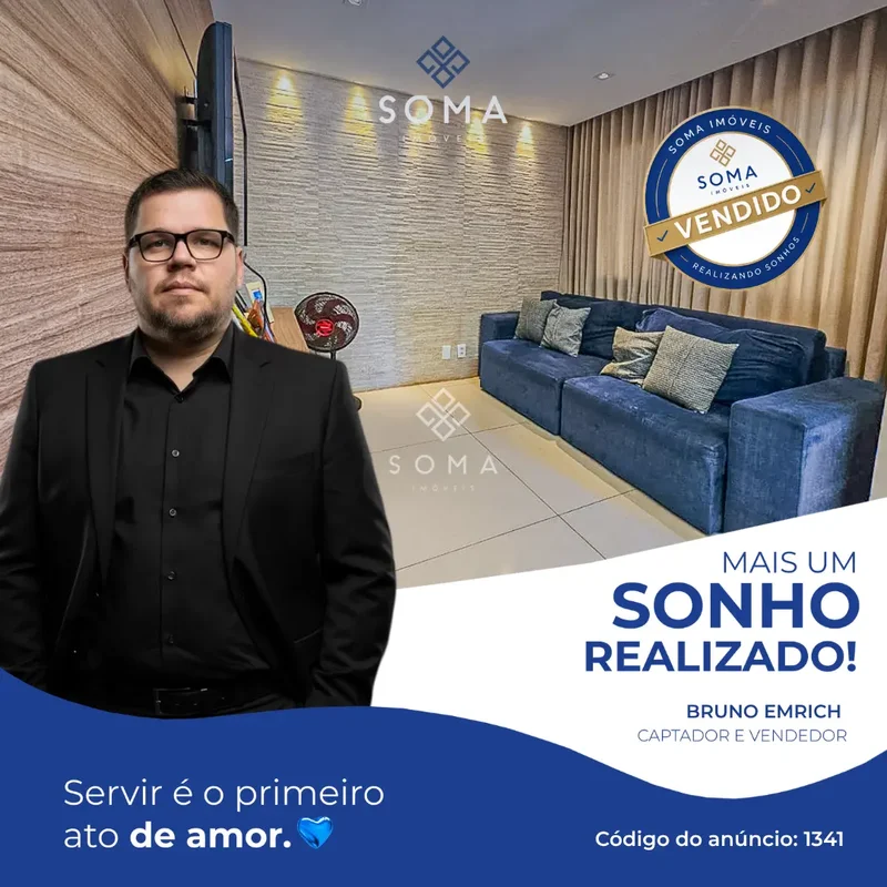 ESPECIFICAÇÕES DA CASA: - Sala ampla para dois ambientes com projeto de iluminaç...