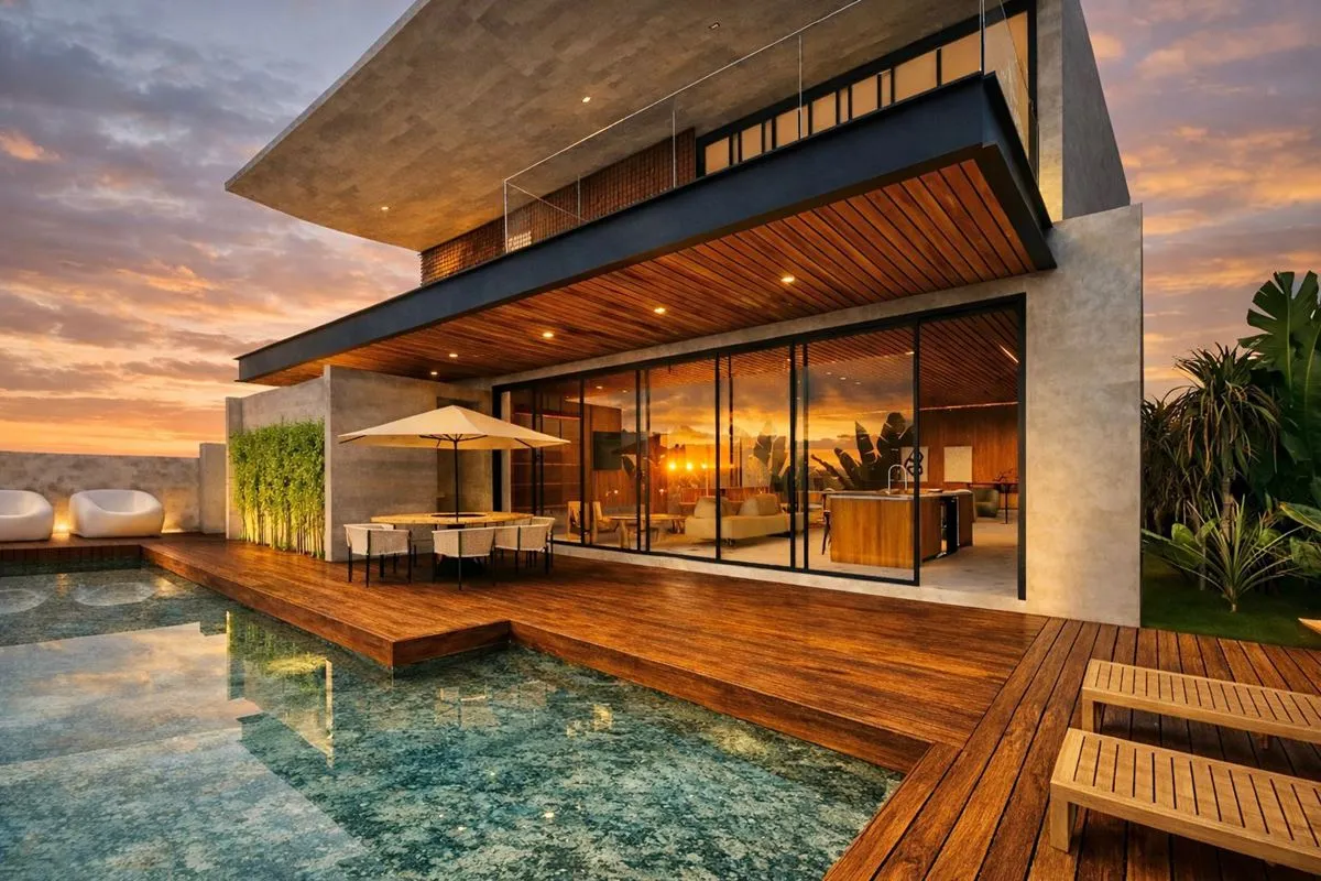 - Terreno 654 metros - Construção 594 metros - 4 suítes plenas - 7 banheiros - P...