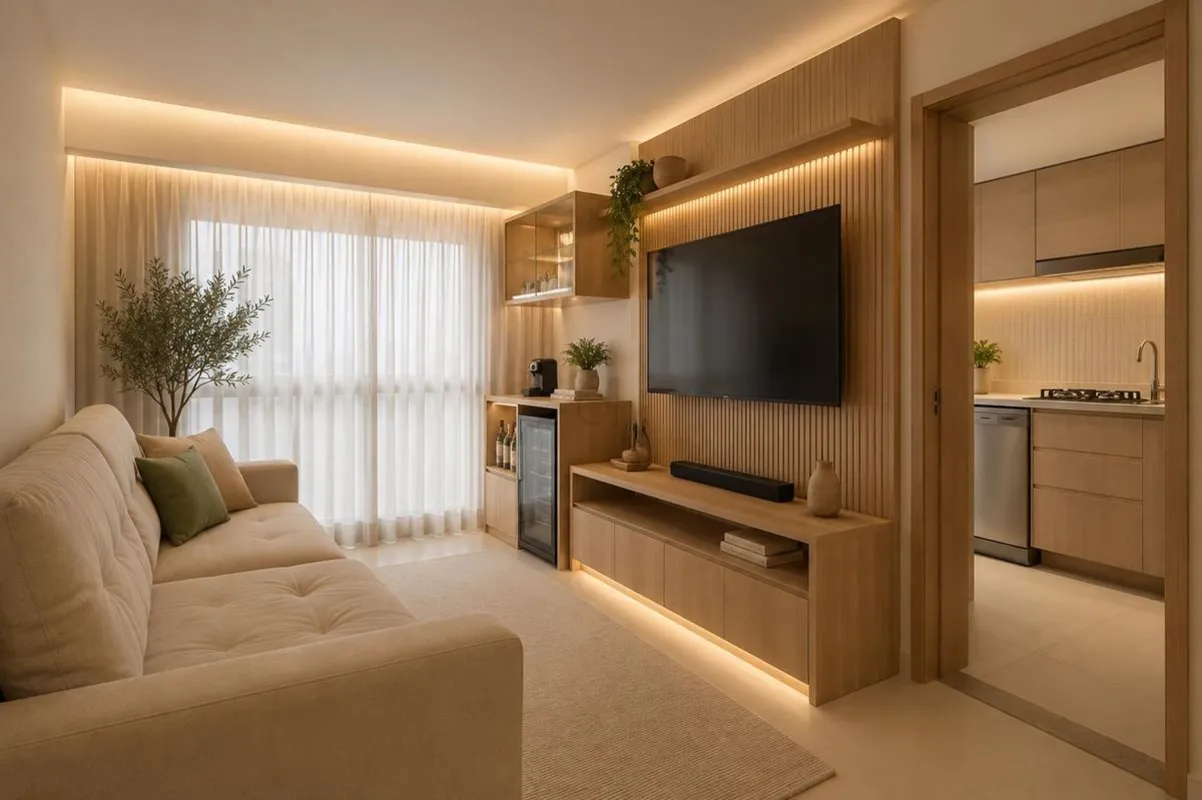 Residencial Mirante Duo - Apartamento com 62m², oferece uma planta bem distribuí...