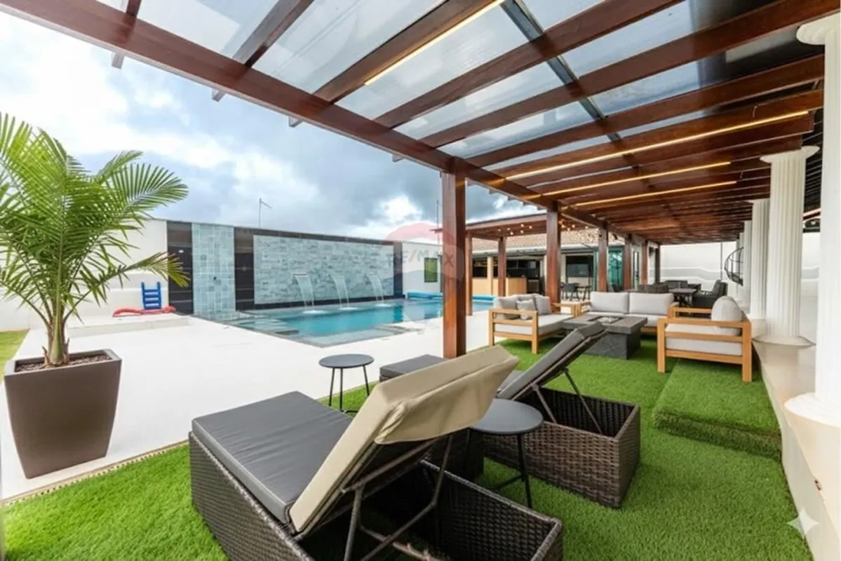 Casa Moderna 5 Suítes | Piscina | Espaço Gourmet | Residencial Palmeiras Ponte A...