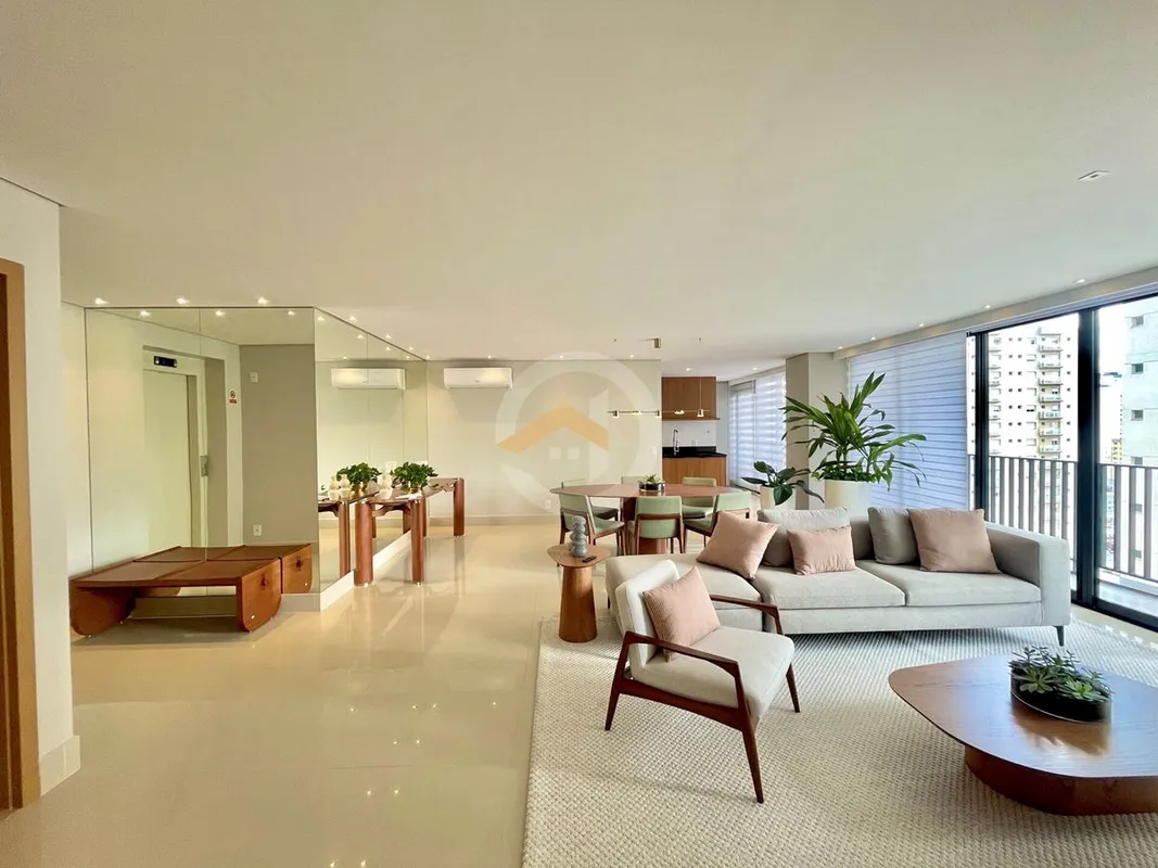 Apartamento 3 Suítes plenas mobiliado e decorado no Setor Marista em andar alto,...