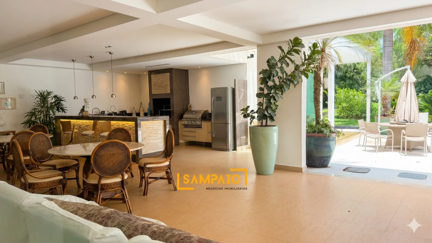 Experimente morar com exclusividade no Lago Sul, Brasília, em uma elegante casa ...