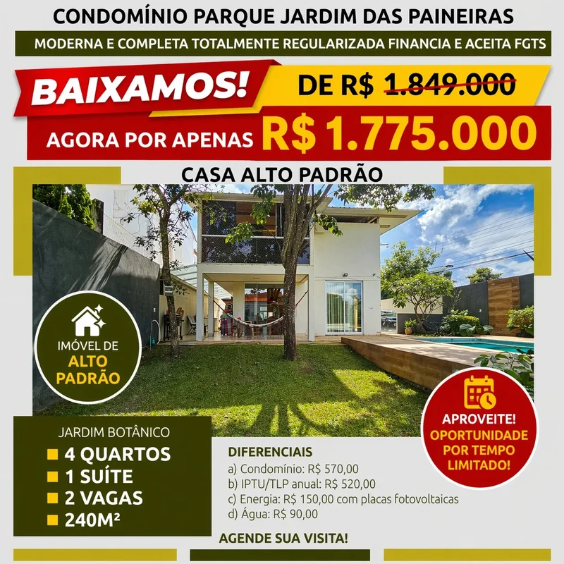 A IMOBILIÁRIA VILLE apresenta com EXCLUSIVIDADE seu NOVOLAR no Jardim Botânico.U...