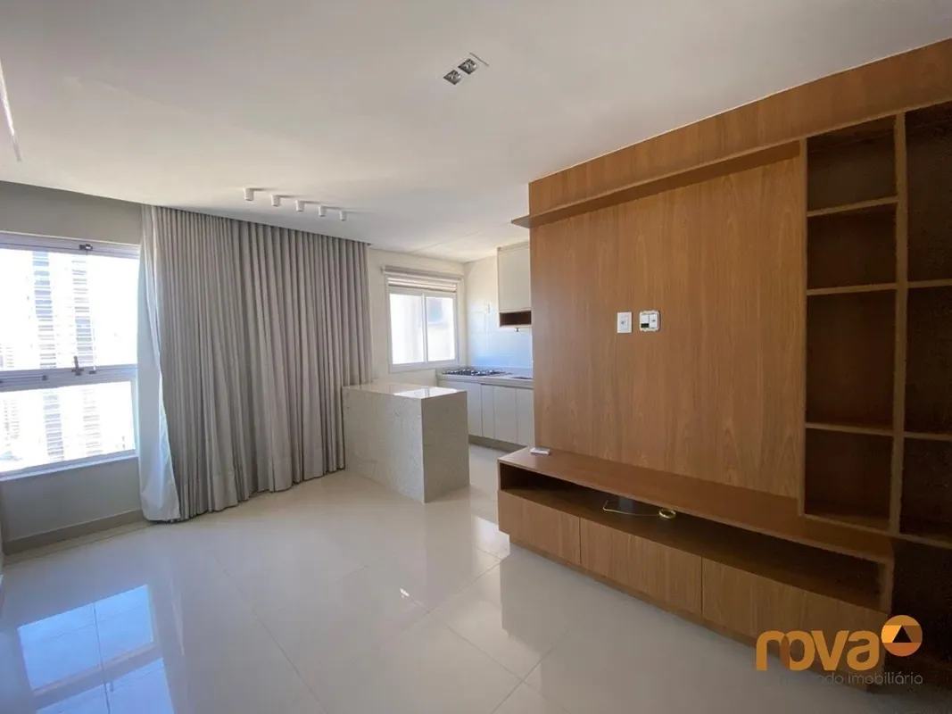 Apartamento 2 quartos sendo 1 suíte para alugar no setor Bueno, andar alto, vist...