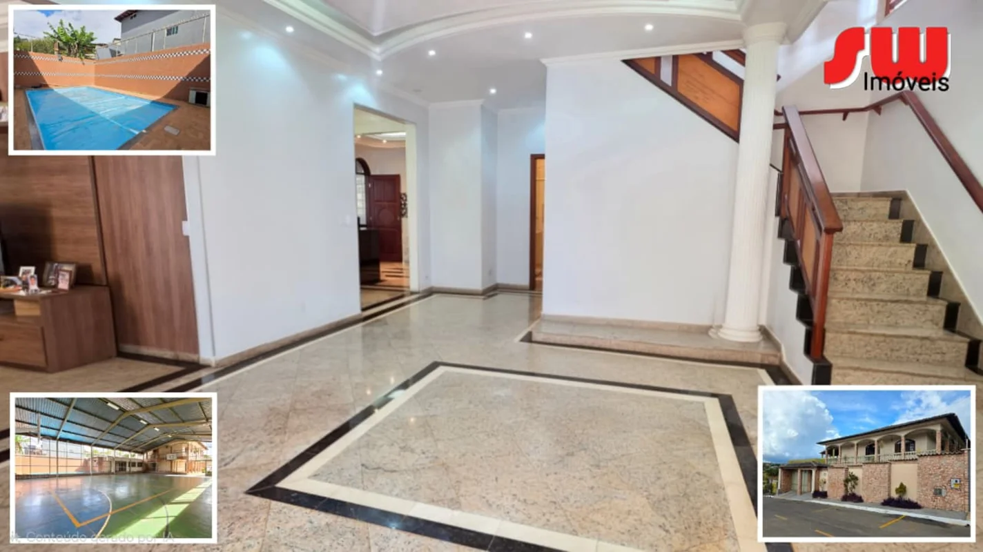 Excelente casa com 4 suítes e Lazer completoLote quitado e escriturado !!Casa co...