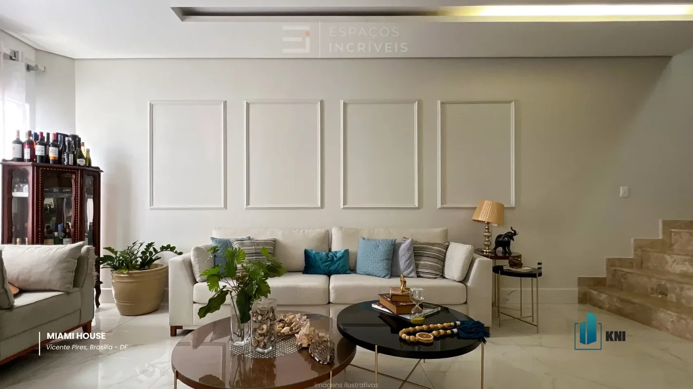 Casa de 03 Suítes em Vicente Pires-DF- CASA MIAMI -Este moderno sobrado em Vicen...