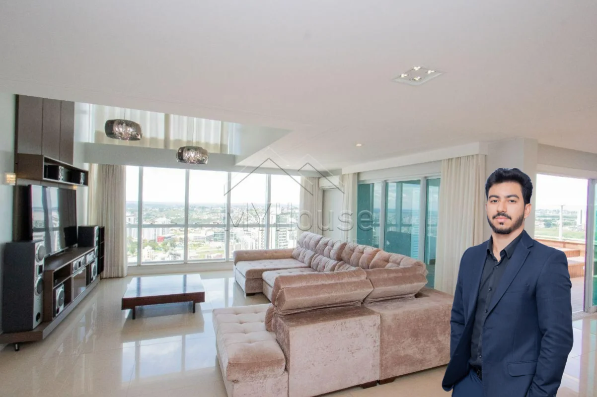 Cobertura duplex com 3 suítes à venda no residencial via terrazzo, rua 28 norte ...