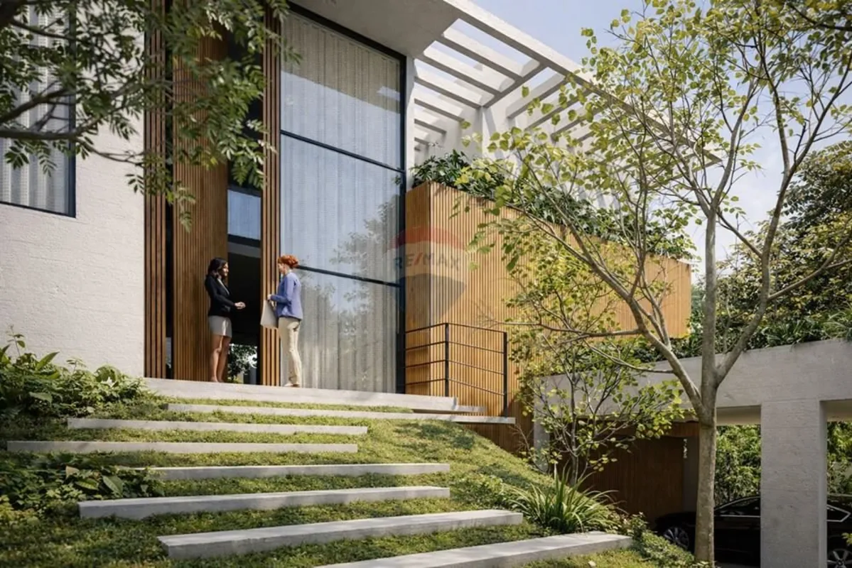 Casa em construção no Condomínio Reserva Santa Monica, localizada na parte baixa...