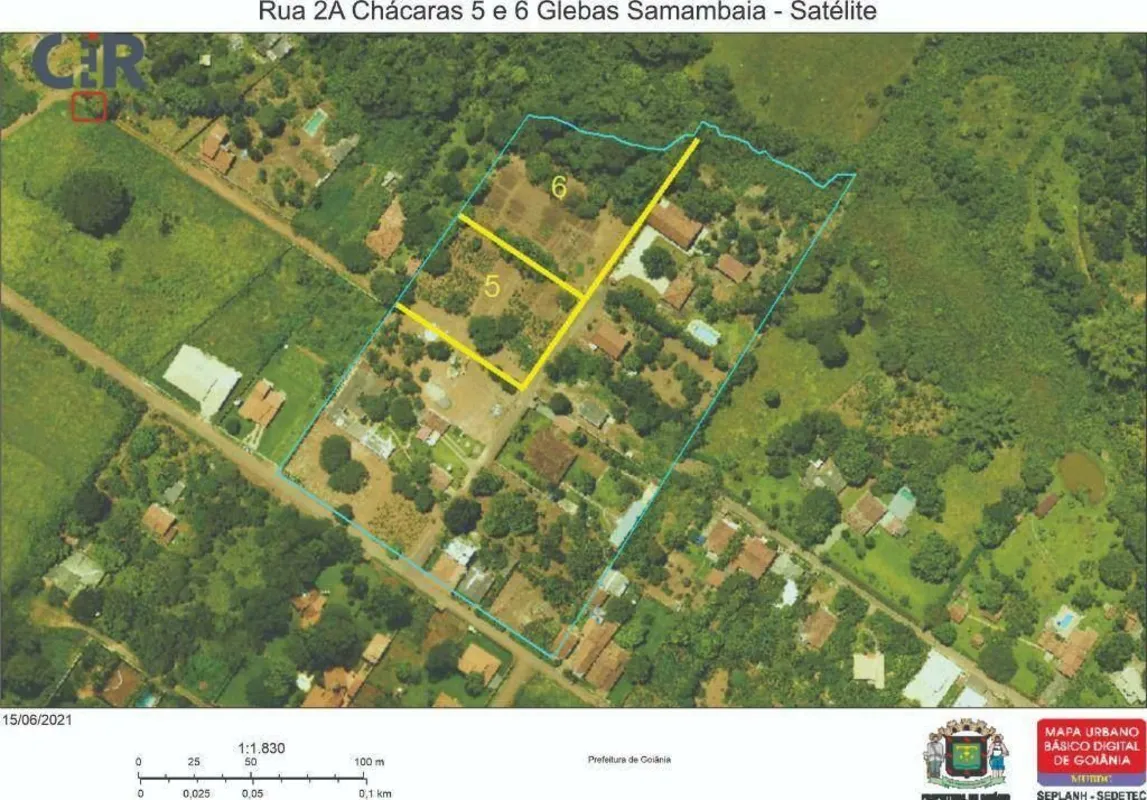 Chácara localizada no Glebas Samambaia, próxima ao Campus Universitário da UFG S...