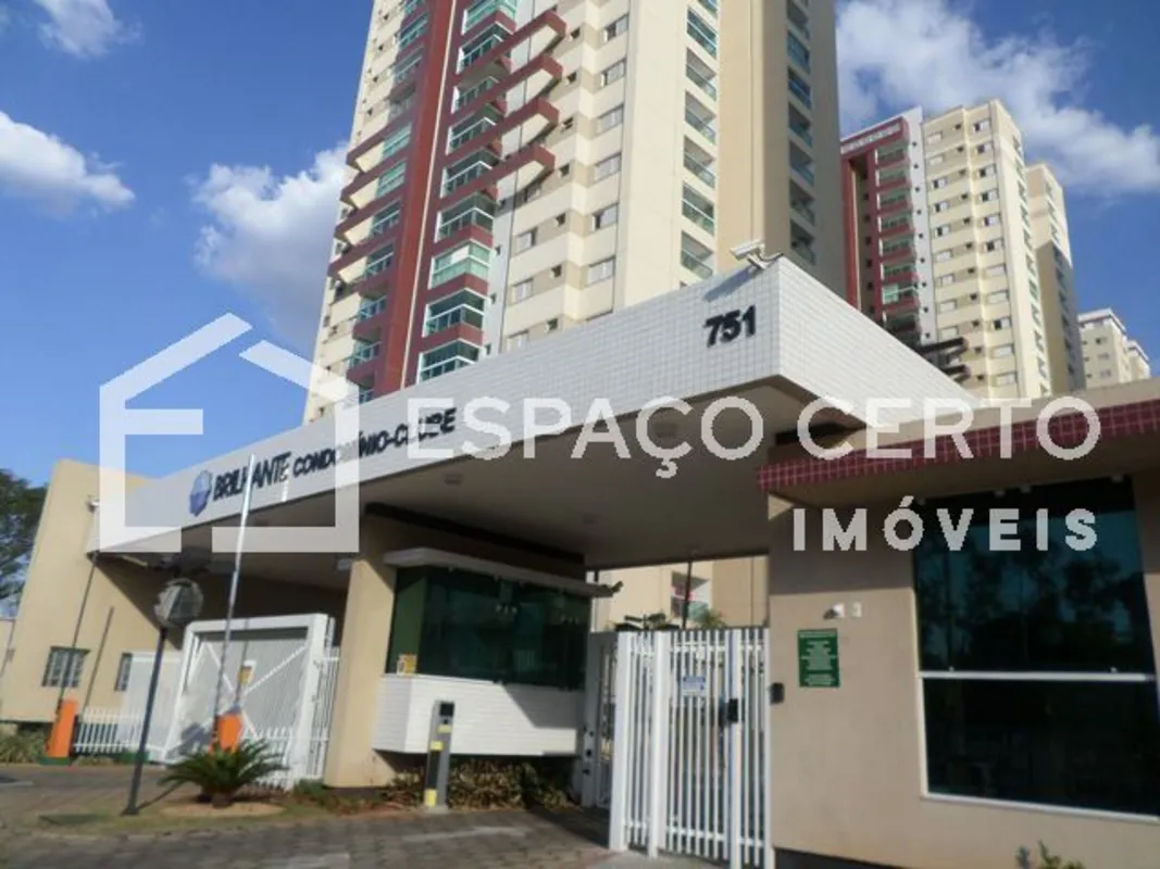 Excelente apartamento para aluguel no Condomínio Brilhante, andar alto, composto...