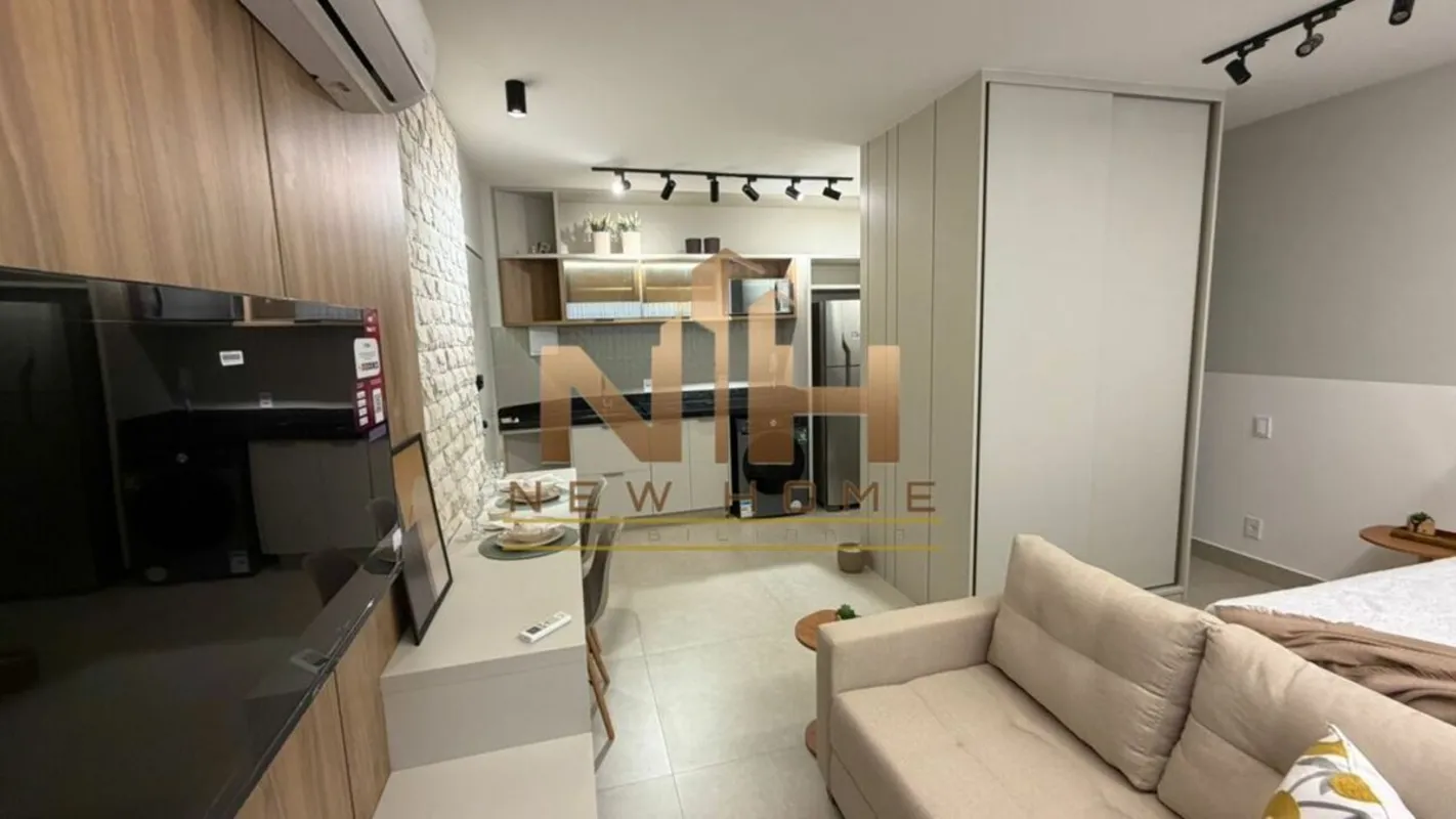 Studio reformadíssimo | 27m² | Mobiliado, equipado e decorado | Pronto para mora...