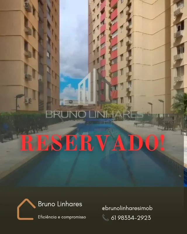 Apartamento 2 Quartos | 55m² | Avenida Pau Brasil – Águas ClarasExcelente oportu...