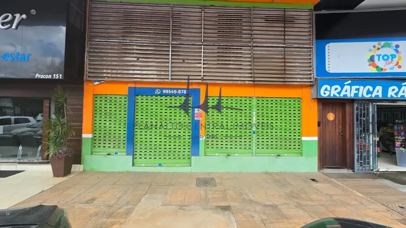 Planalto Central Imóveis vende duas excelentes lojas juntas vazadas com sobreloj...