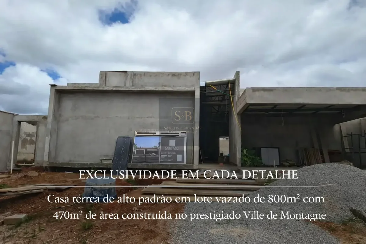 ARQUITETURA, CONFORTO E EXCLUSIVIDADECasa térrea de alto padrão noVille de Monta...