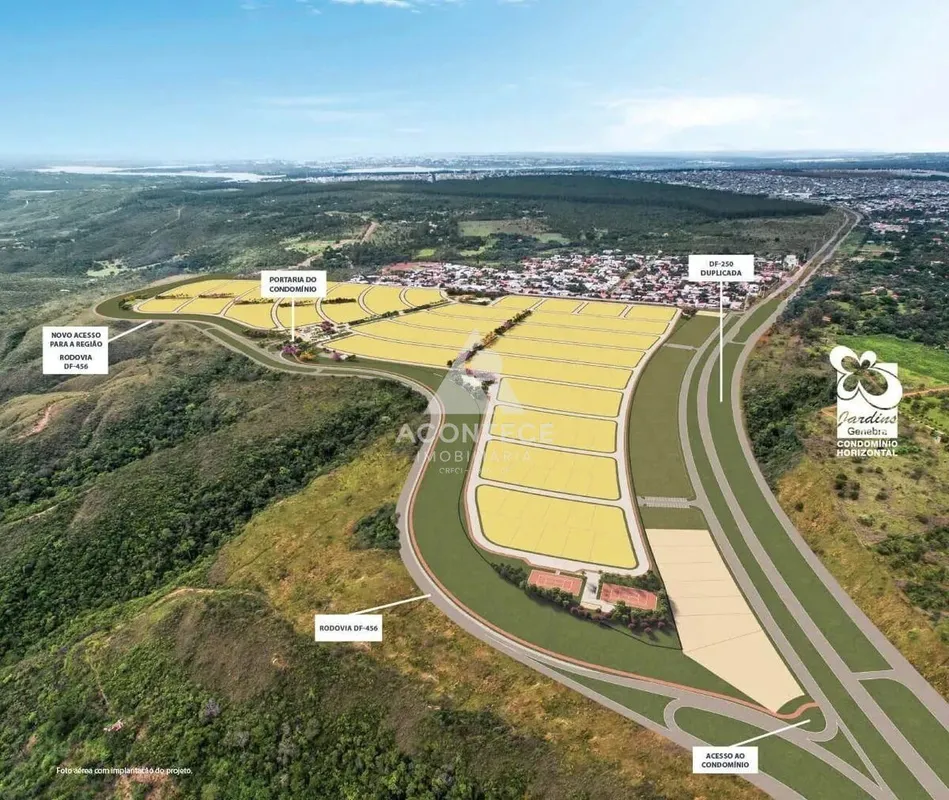 LOTE PLANO + NASCENTE + CONDOMÍNIO DE ALTO PADRÃO! JARDINS GENEBRA, PARANOÁLote ...