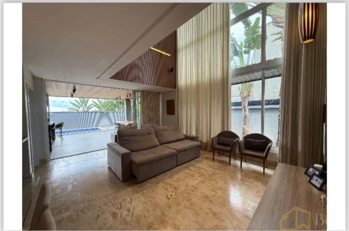 Sobrado portal sol greenMobiliado 4 suítes 420m lote 280m construída Energia fot...