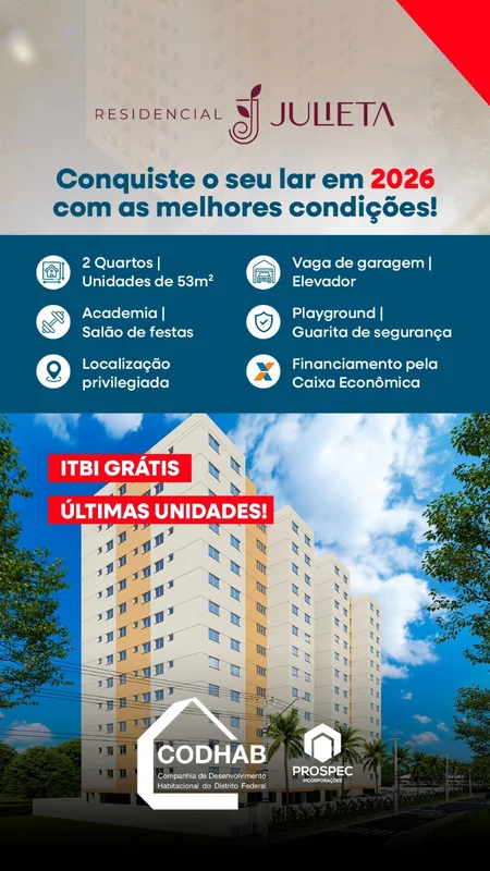 Seu novo lar está aqui! Apresentamos um empreendimento que cabe no seu orçamento...