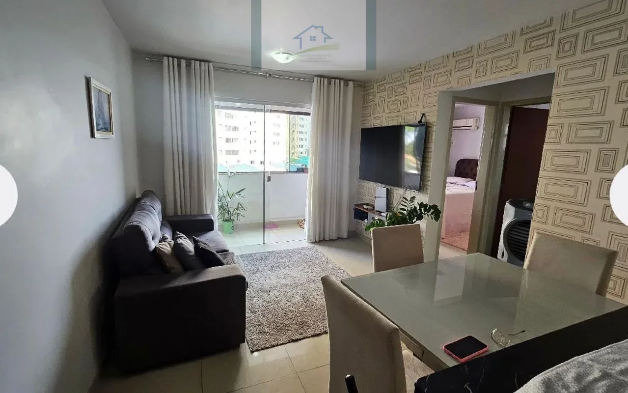 Apartamento 2 quartosBanheiro socialCozinha AmericanaVaranda / Cortina de vidro ...