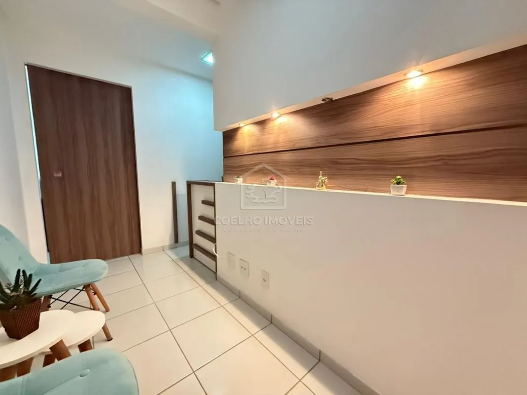 Coelho Imóveis Consultoria Prime Aluga: sala comercial com banheiro, dois ambien...