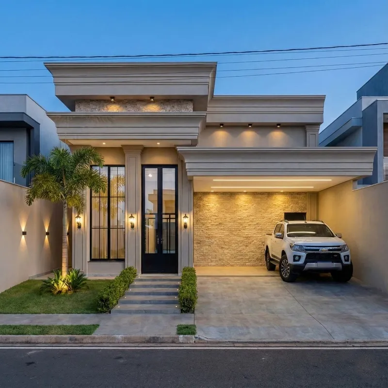 Imóvel em Construção.Belíssima Casa, com acabamento de primeira linha, como piso...