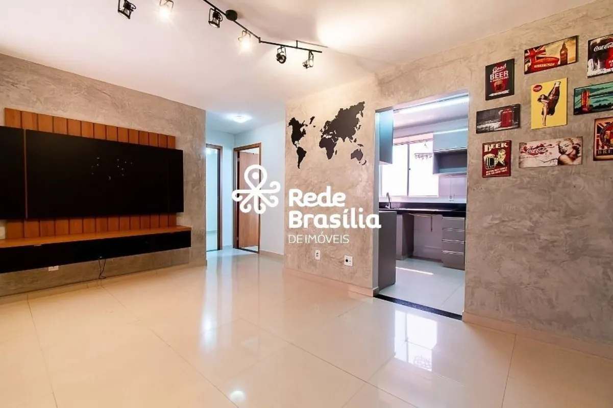 QN 06 Riacho10 Flamboyant | Apartamento 2 Quartos com 1 banheiro Social e 1 Vaga...