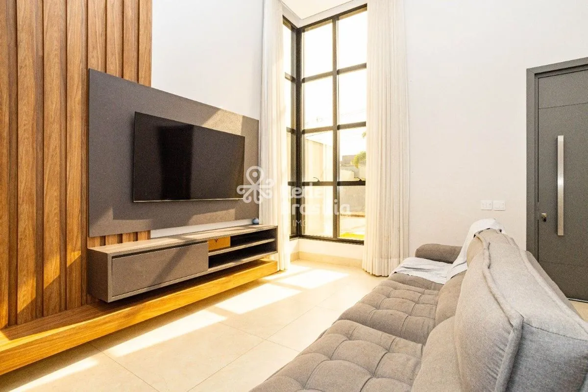 Casa térrea contemporânea no Condomínio Alto da Boa VistaImóvel com excelente pa...