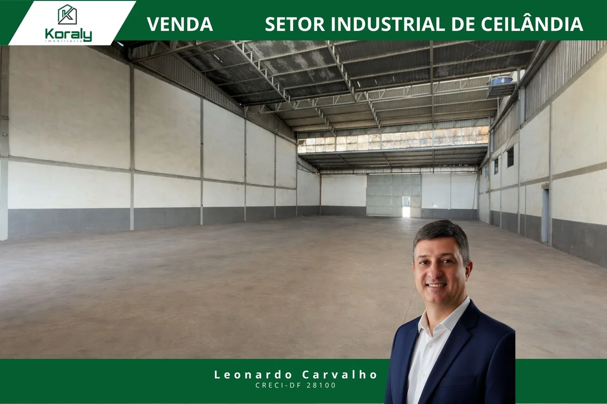 620 m² de área totalAmplo vão livrePé-direito altoEstrutura metálica reforçadaPi...