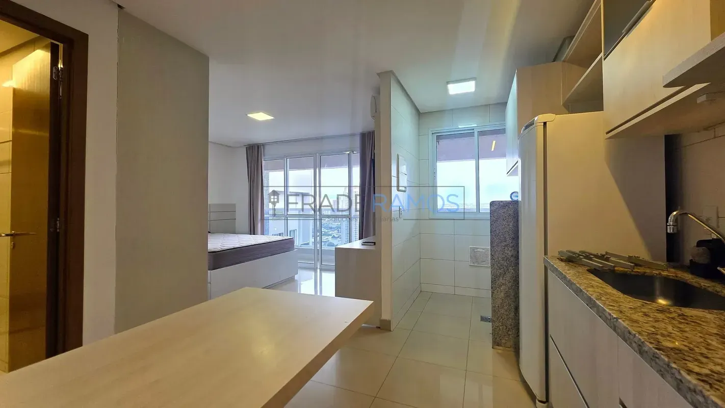 Apartamento mobiliado, 24º andar, disponível para locação no Setor Bueno, no Res...