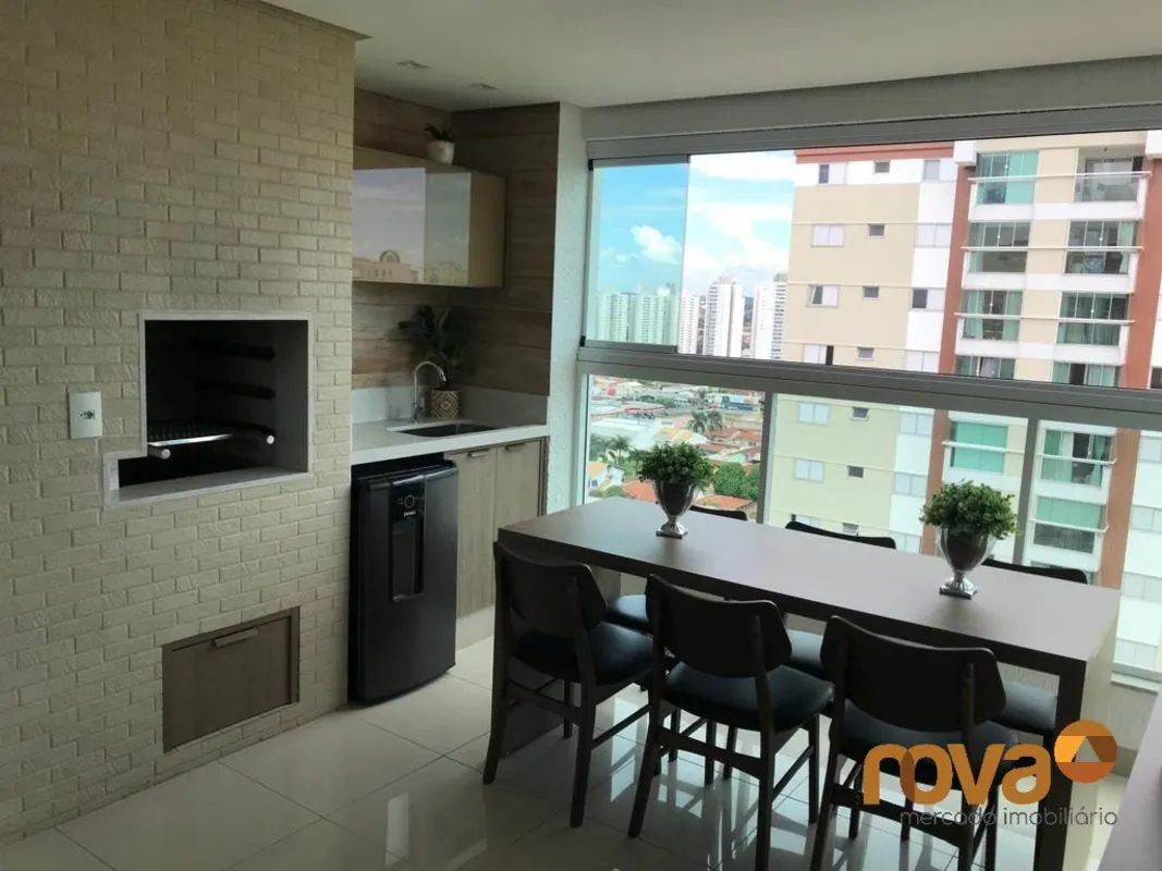 Apartamento com 3 quartos 3 suites no EldoradoVaranda espaçosa com cortina de vi...