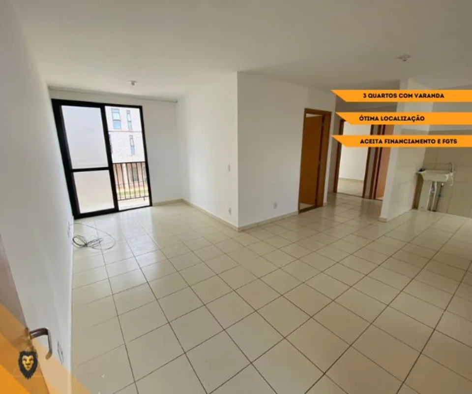 Apartamento 3 quartos com varanda, até 100% financiadoLocalização: Quadra 105 Et...