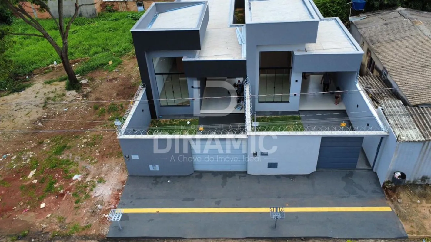 (ID 08)Casa para Venda com 123,5 m², no Parque Hayala - Aparecida de Goiânia.Cas...