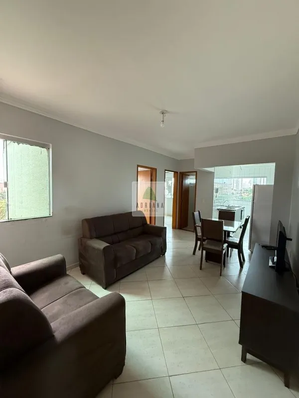 2 quartos com 1 com cama de solteiro e 1 cama casal , sala com mesa de jantar 4 ...