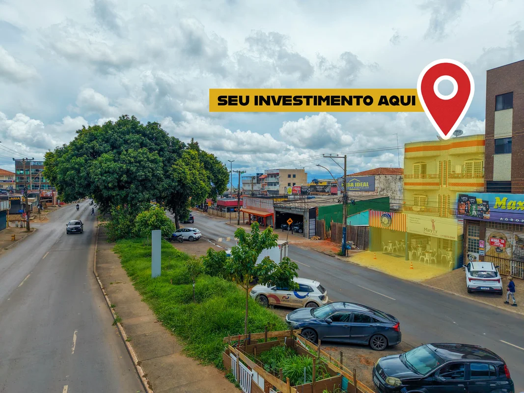 PRÉDIO MISTO COMERCIAL E RESIDENCIAL QNP 15 – CEILÂNDIAPrédio com 4 Apartamentos...