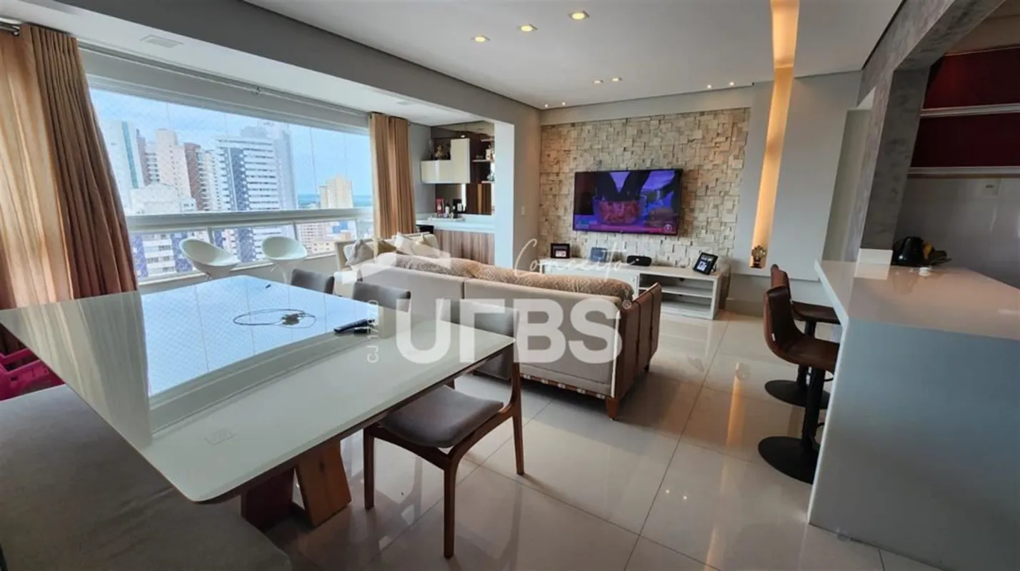 COD U-0031287 - Apartamento mobiliado 3 suítes. São 105m² de área privativa muit...