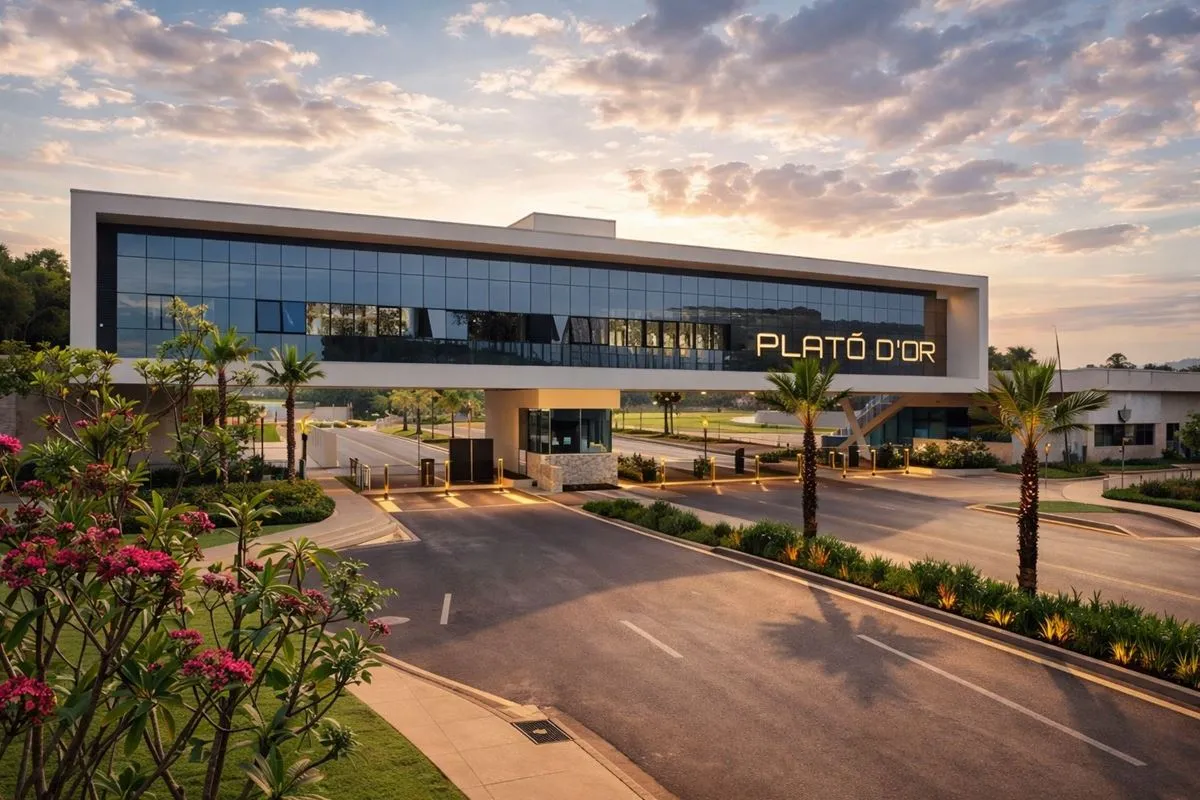 Lote à venda no Platô D’Or com 683,06 m² em condomínio de alto padrão consolidad...