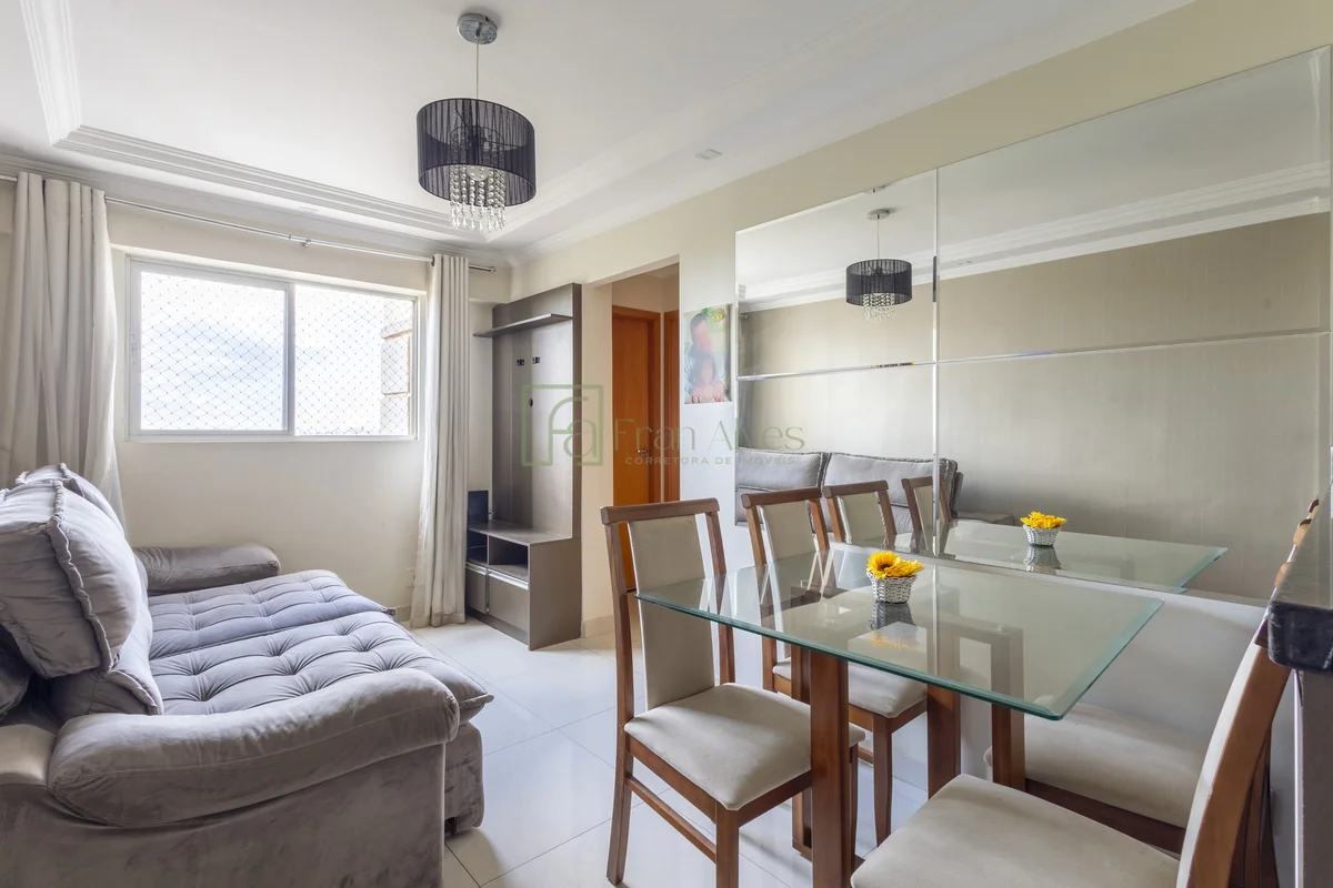 Apartamento mobiliado para alugar no Top Life Long Beach | 2 quartos | 1 vagaPra...