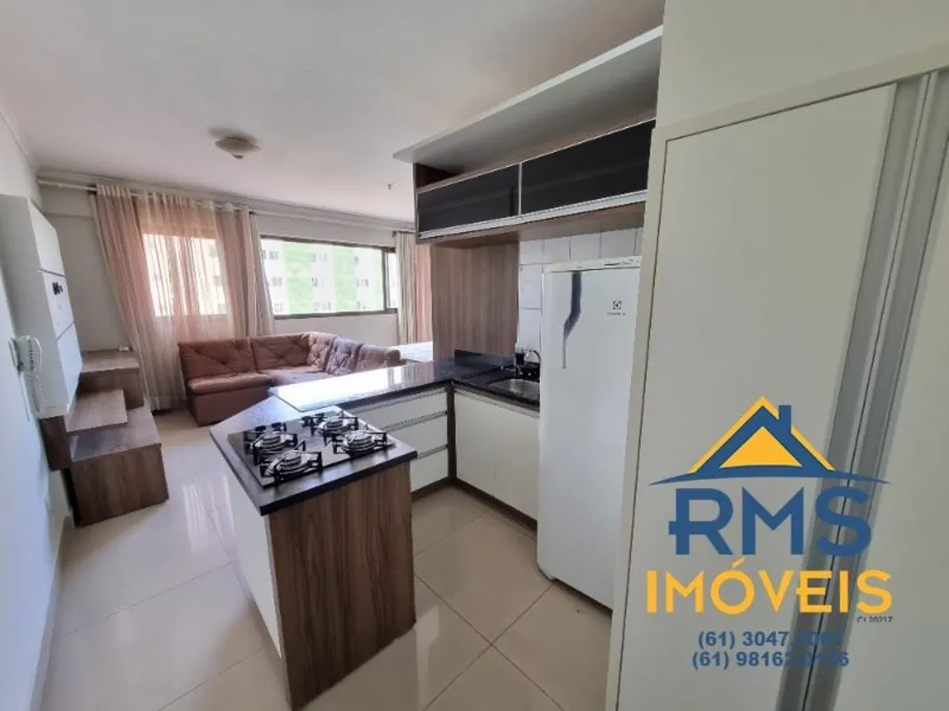 Apartamento 01 quarto- Cozinha com armários;- Geladeira;- Cooktop;- Armários; - ...